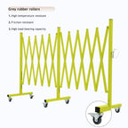 Expandable Metal Barricade with Casters