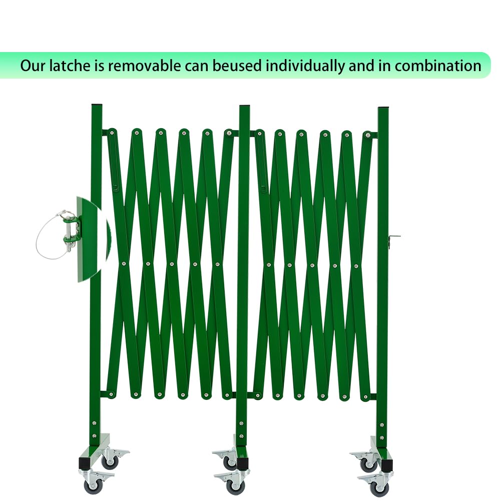 Expandable Metal Barricade with Casters
