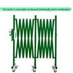 Expandable Metal Barricade with Casters