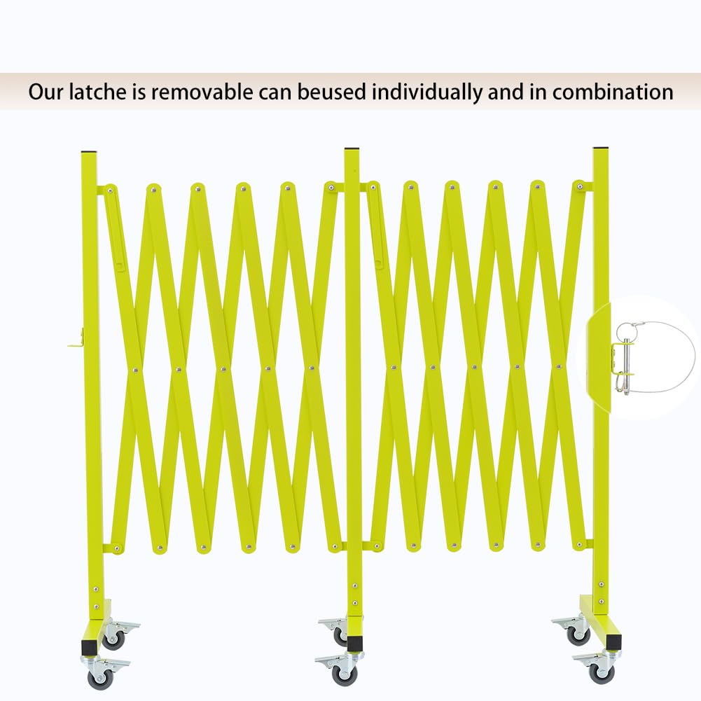 Expandable Metal Barricade with Casters