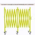 Expandable Metal Barricade with Casters