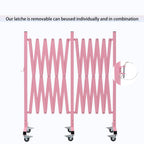 Expandable Metal Barricade with Casters