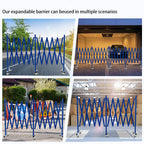 Expandable Metal Barricade with Casters