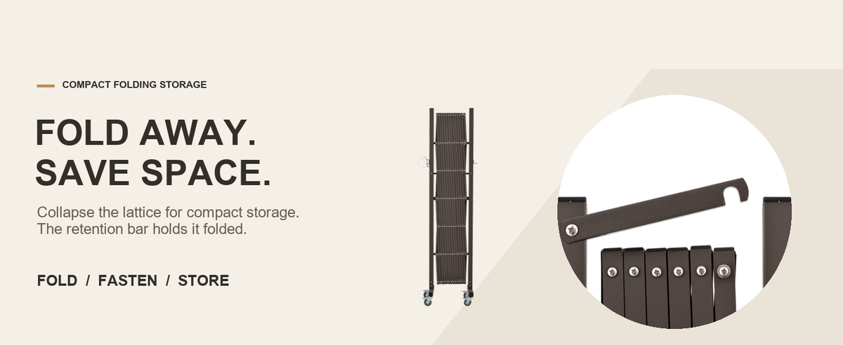 GYMTIME 72-inch Brown expandable barricade — Compact Storage