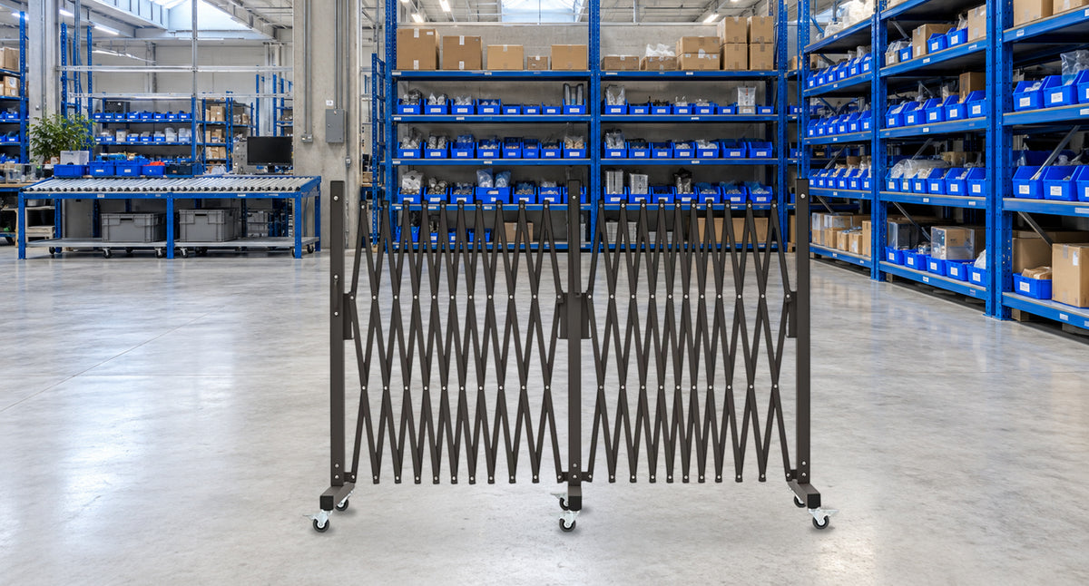 Warehouse Access Management — GYMTIME Brown 23 ft Barrier