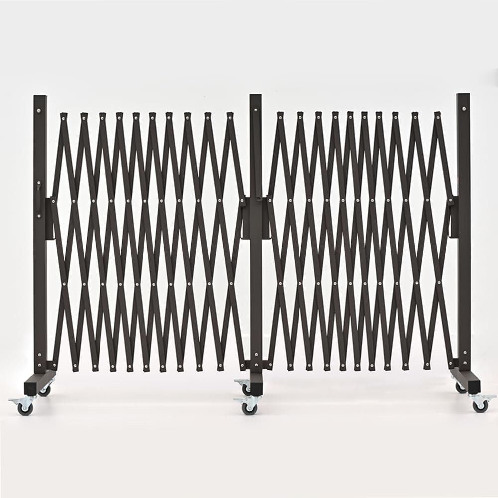 Expandable Metal Barricade with Casters