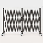 Expandable Metal Barricade with Casters