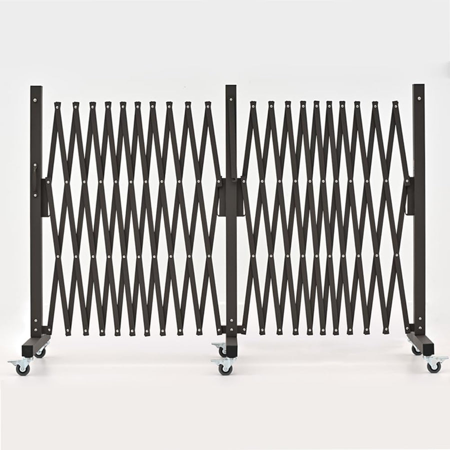 Expandable Metal Barricade with Casters