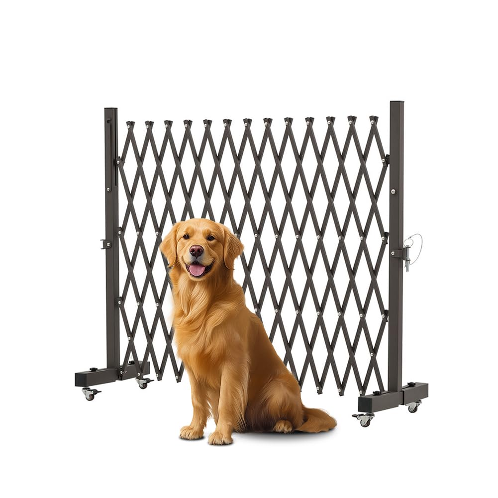 Expandable Metal Barricade with Casters