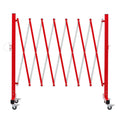Expandable Metal Barricade with Casters