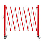 Expandable Metal Barricade with Casters