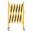 Expandable Metal Barricade with Casters