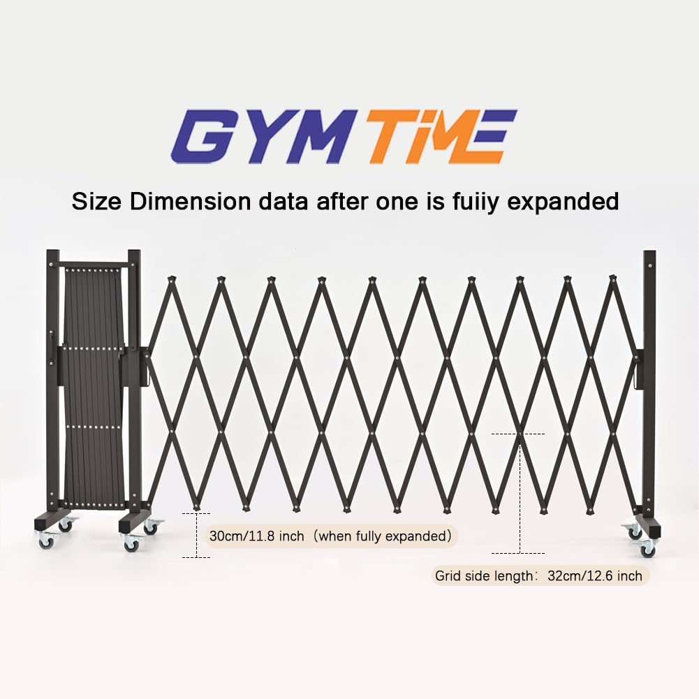 Expandable Metal Barricade with Casters
