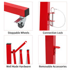 Expandable Metal Barricade with Casters