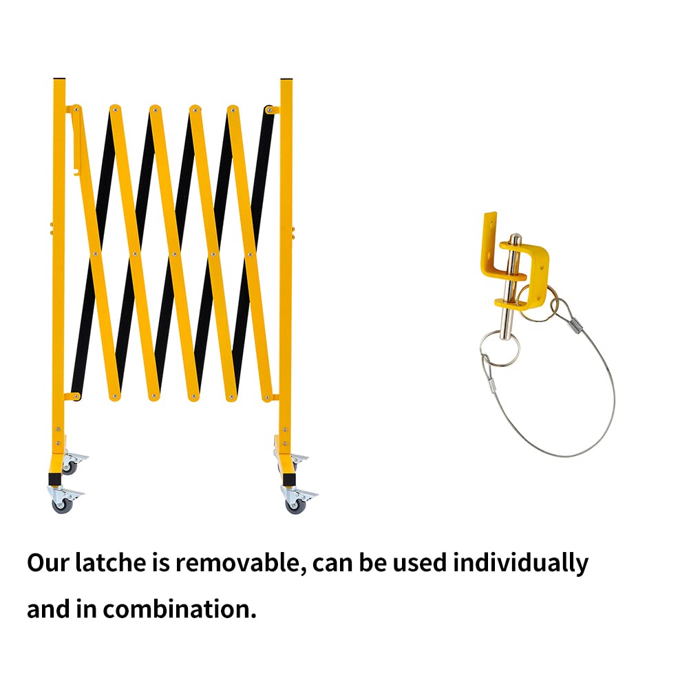 Expandable Metal Barricade with Casters