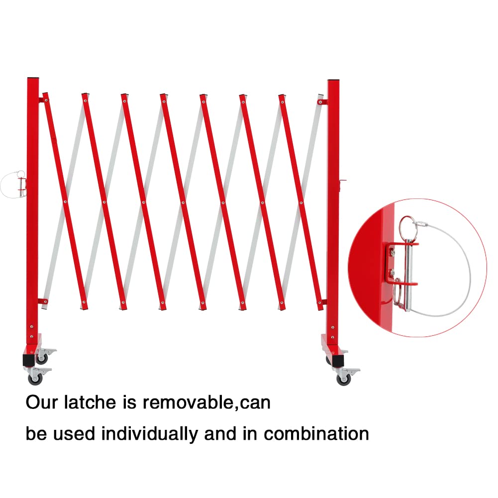 Expandable Metal Barricade with Casters